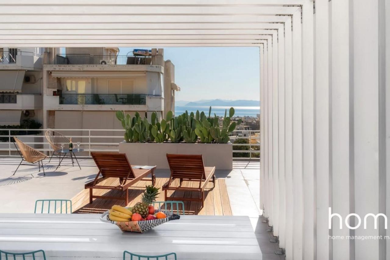アテネBrand New Homm Penthouse In Ano Glyfada, Dilouアパートメント エクステリア 写真