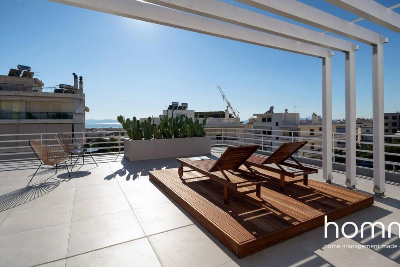 アテネBrand New Homm Penthouse In Ano Glyfada, Dilouアパートメント エクステリア 写真