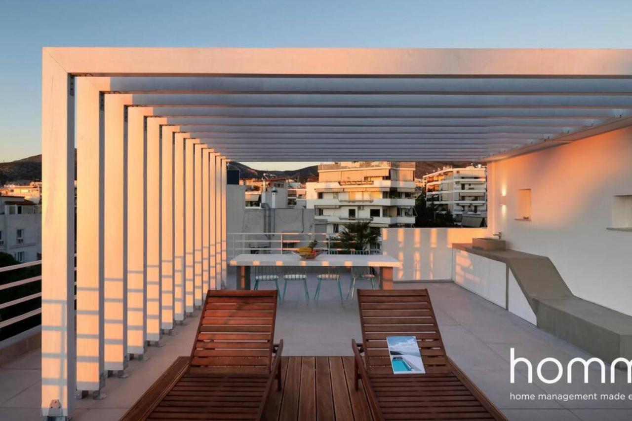 アテネBrand New Homm Penthouse In Ano Glyfada, Dilouアパートメント エクステリア 写真
