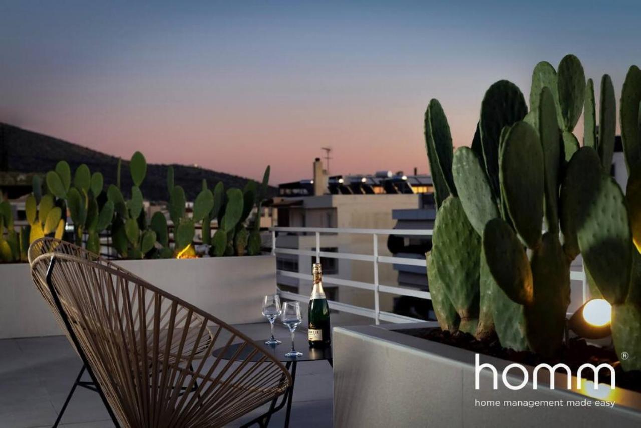 アテネBrand New Homm Penthouse In Ano Glyfada, Dilouアパートメント エクステリア 写真