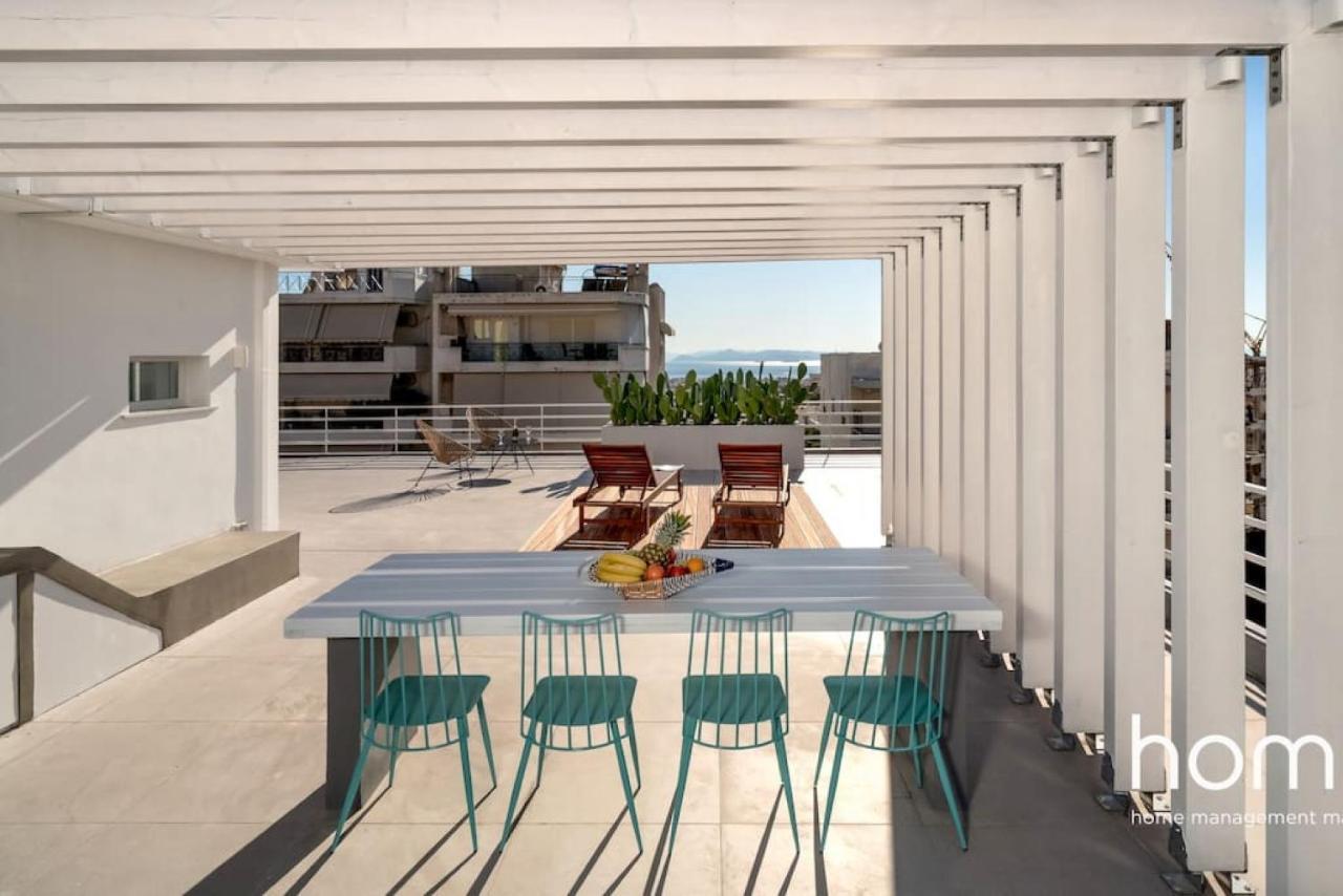 アテネBrand New Homm Penthouse In Ano Glyfada, Dilouアパートメント エクステリア 写真