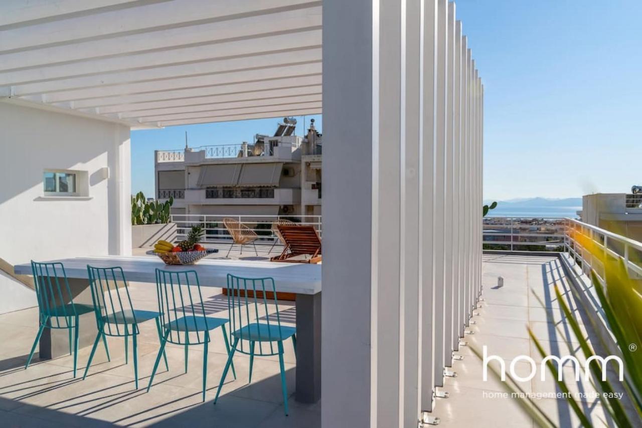 アテネBrand New Homm Penthouse In Ano Glyfada, Dilouアパートメント エクステリア 写真