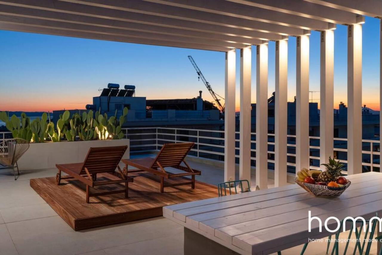 アテネBrand New Homm Penthouse In Ano Glyfada, Dilouアパートメント エクステリア 写真
