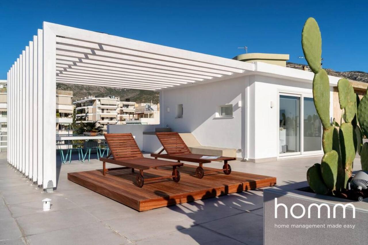 アテネBrand New Homm Penthouse In Ano Glyfada, Dilouアパートメント エクステリア 写真