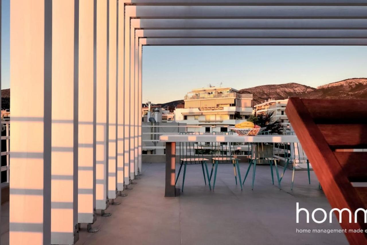 アテネBrand New Homm Penthouse In Ano Glyfada, Dilouアパートメント エクステリア 写真