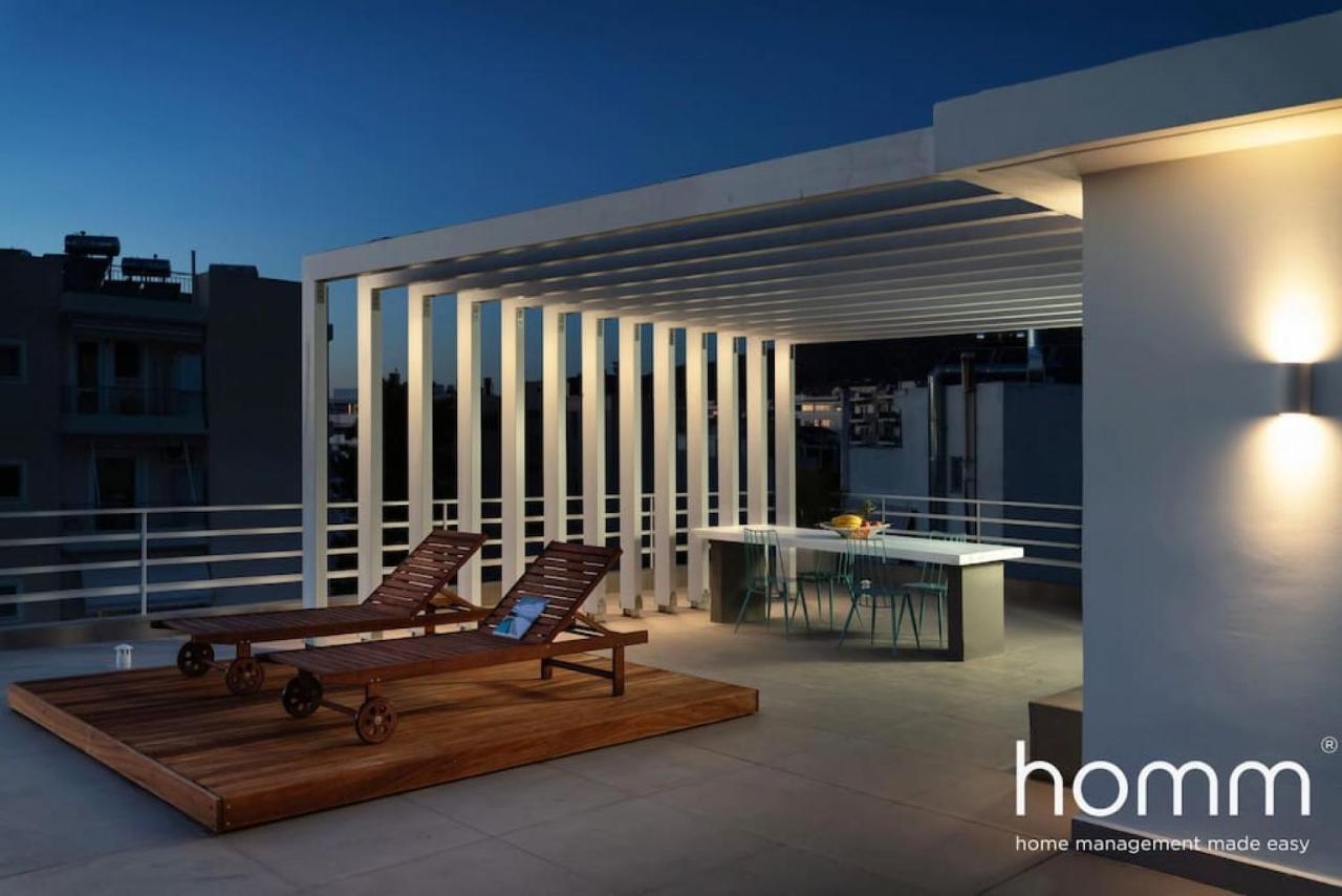 アテネBrand New Homm Penthouse In Ano Glyfada, Dilouアパートメント エクステリア 写真