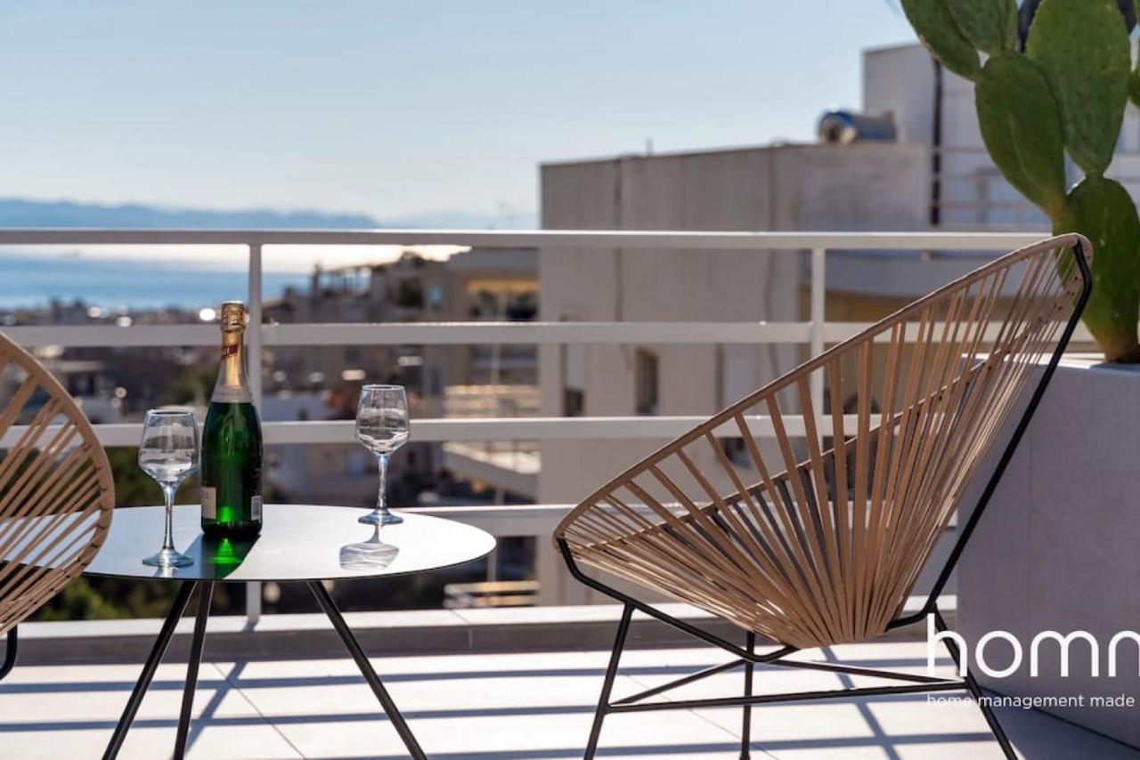 アテネBrand New Homm Penthouse In Ano Glyfada, Dilouアパートメント エクステリア 写真