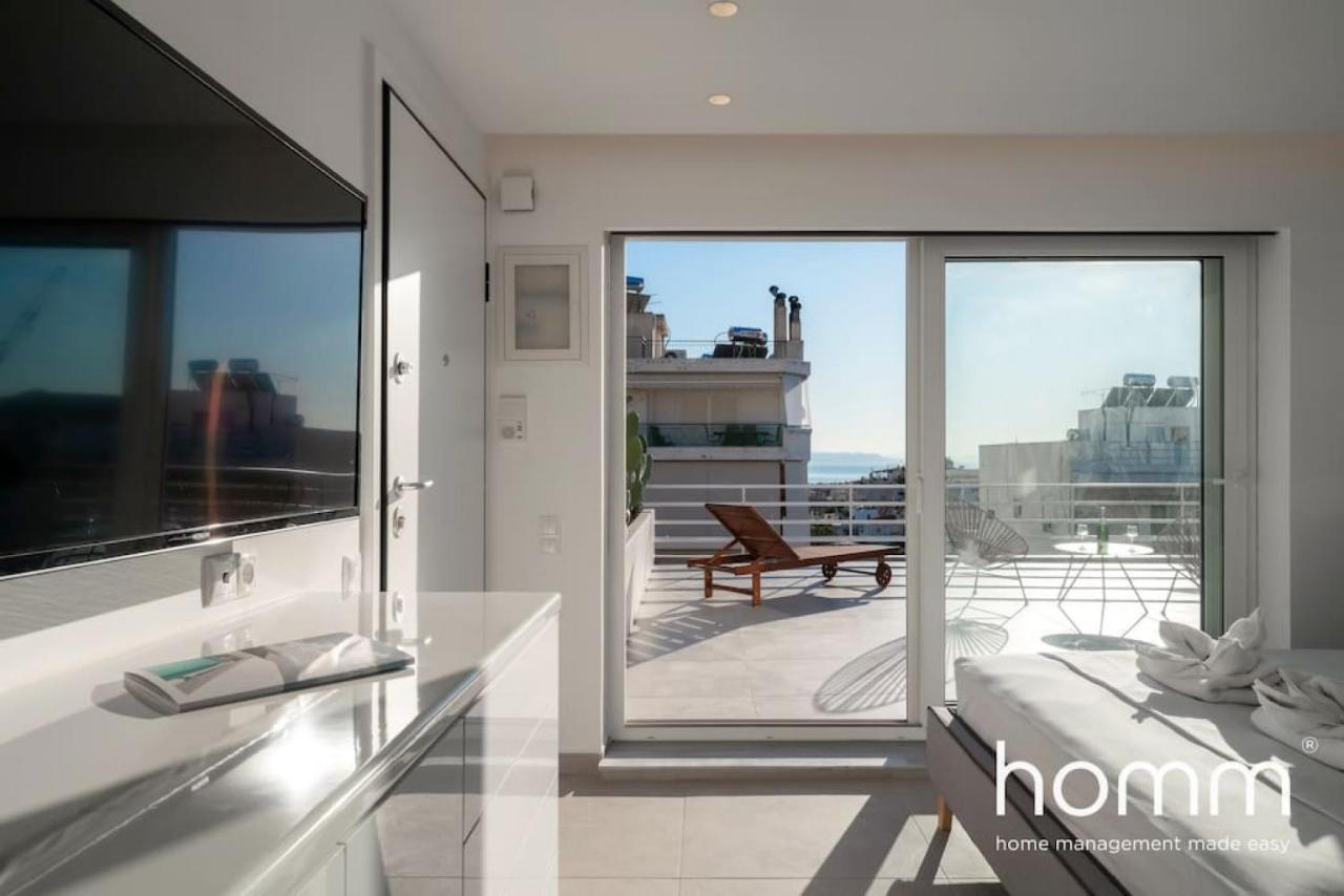 アテネBrand New Homm Penthouse In Ano Glyfada, Dilouアパートメント エクステリア 写真