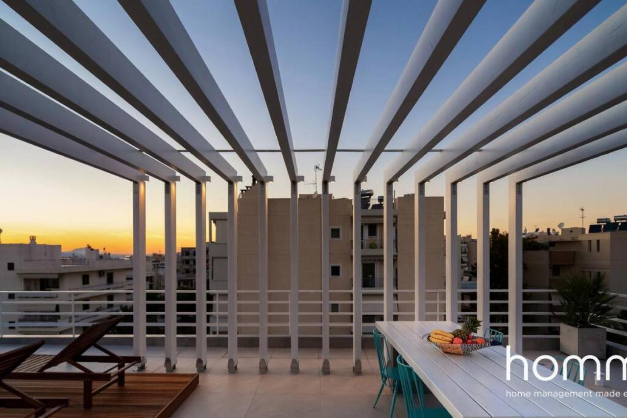 アテネBrand New Homm Penthouse In Ano Glyfada, Dilouアパートメント エクステリア 写真