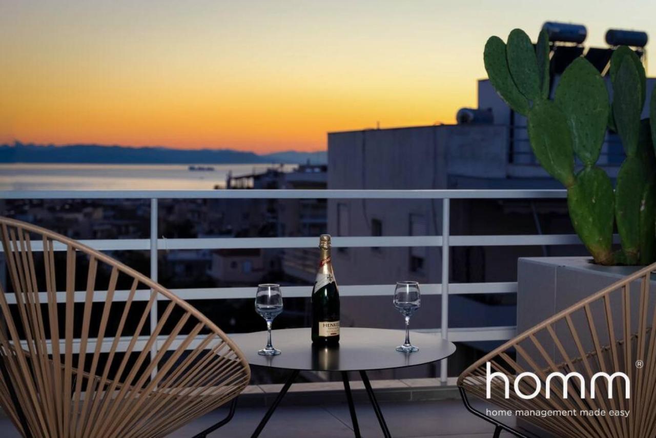 アテネBrand New Homm Penthouse In Ano Glyfada, Dilouアパートメント エクステリア 写真