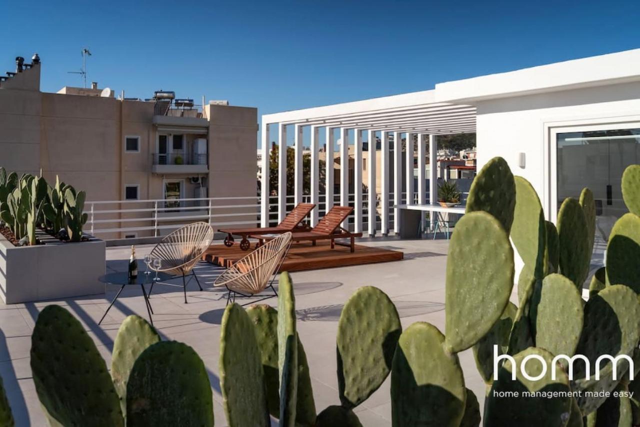 アテネBrand New Homm Penthouse In Ano Glyfada, Dilouアパートメント エクステリア 写真